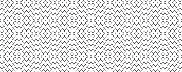 Black wire mesh fence on a white background