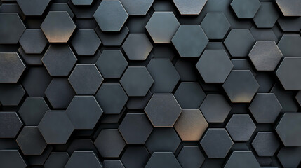 Hexagon abstract background. geometric motif with sleek hexagonal shapes arranged in a stylish pattern