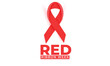 © design.designer - Red Ribbon week. background, banner, card, poster, template. Vector illustration.