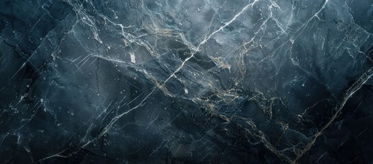 Poster - Elegant dark marble texture background