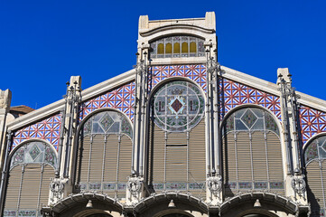 Canvas Print - Mercado Central or Central Market of Valencia