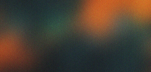 Wall Mural - blue and orange gradient background design with noise texture effect
