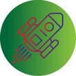 © syed - Space Rocket Launch Icon Design