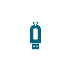 Poster - USB icon isolated on transparent background