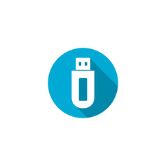 Poster - USB icon isolated on transparent background