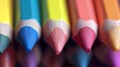 © atar - close view multicolor crayon