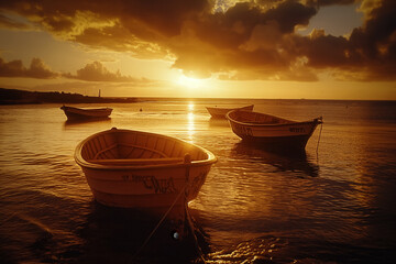 Poster - Mauritius sunset