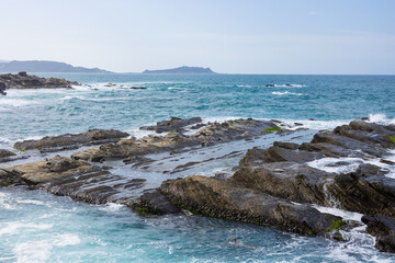 Wall Mural - Natural swimming shed with north of Taipei at Taiwan