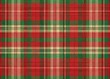 © Sirinporn - Vibrant red and green plaid textured fabric background with subtle woven pattern creating a rustic, earthy, and festive atmosphere, perfect for holiday or outdoors themes.