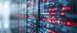 © nattapon98 - Close-up view of a modern data center, showcasing illuminated server racks with vibrant lights and intricate network connections.