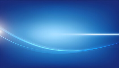 Poster - calm blue gradient background with subtle light effects during early morning hours