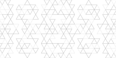 Wall Mural - Abstract vector background with a seamless geometric pattern of simple triangle shapes. Stylish vector texture