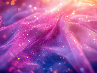 Wall Mural - A purple and pink background with a lot of sparkles