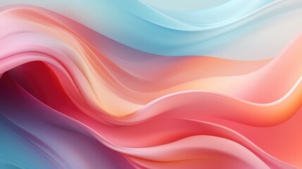 Wall Mural - Gradient mesh background with fluid, flowing shapes