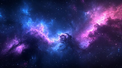 Wall Mural - a celestial tapestry of cosmic dust and vibrant nebulas.