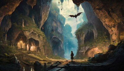 Wall Mural - cave in the cave