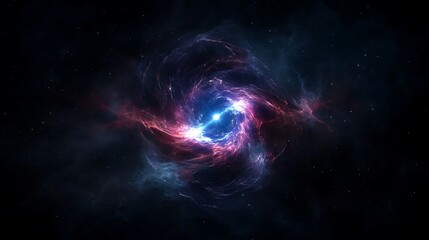 a mesmerizing image of a pulsar, a rapidly rotating neutron star emitting beams of radiation