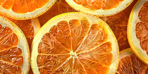 Poster - Citrus texture close-up