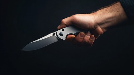 Hand Holding Knife 2