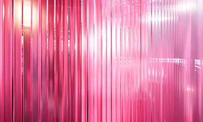 A Pink background, abstract vertical blue background, corrugated texture . A panel with luxury aesthetic backdrop, with acryl sheet material