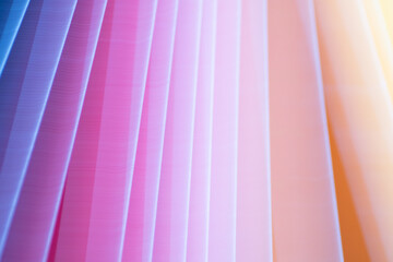 A backdrop of bright colors that create the impression of folded fabric.