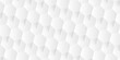 © pixel ground - Abstract white and gray technology concept diamond hexonal geometric background. gradient vector art illustration. soft and trendy business template . futuristic concept background