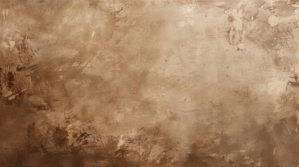 A brown wall with a lot of paint on it