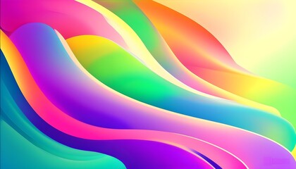 Gorgeous colored wave pattern, soft gradient colors show a sense of flow