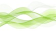 © Anna - A white background with green tones featuring wavy lines at the top and bottom edges