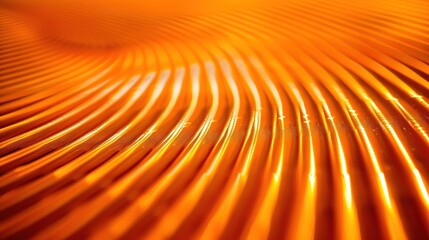 Wall Mural -   A close-up of an orange background with a blurred image of the lines in the background