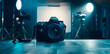 © Paul - Camara profesional de fotografia en una mesa dentro de un estudio