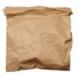 © nndanko - Brown kraft paper bag for packaging products in stores on an isolated background