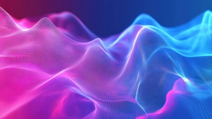 Poster - Abstract Neon Wave