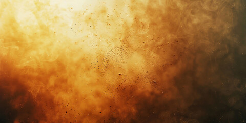 Wall Mural - Background with a brown and orange gradient, smoke texture, blurred background