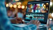 © KKC Studio - Creative Influencer Editing a Video on Laptop for Digital Storytelling and Content Production