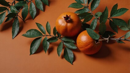 still life with pomegranates