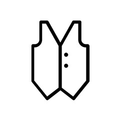 Canvas Print - vest icon design