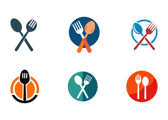 Fork and Spoon Icons Collection: Drawing & Digital Art