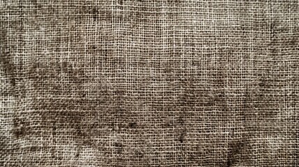 Texture of burlap sackcloth for background. Brown vintage background.