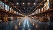 © Unic - Warehouse interior with LED lighting, industry building