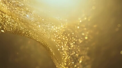 Wall Mural - golden tones shimmer as gentle waves roll, creating a tranquil atmosphere during the early morning h