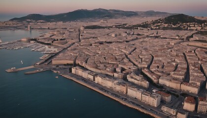 MARSEILLE City View FRANCE November dawn Aerial Water Sky Summer Travel House Landscape Building Sea Architecture Blue Old Boat Europe Ship Day Yacht Urban Cityscape Tour