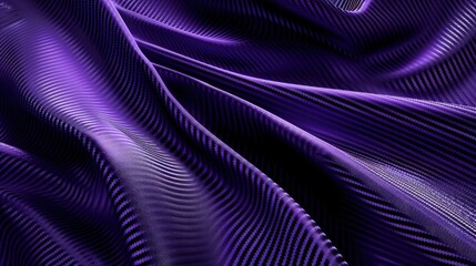 Wall Mural - An abstract background of carbon fiber weaves in a luxurious purple shade, blending technology with a touch of elegance for any digital workspace.