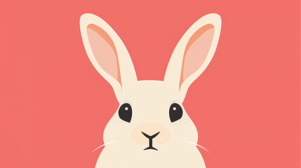 Sticker - Adorable bunny design for your cards, bringing warmth and charm to any message youll share.