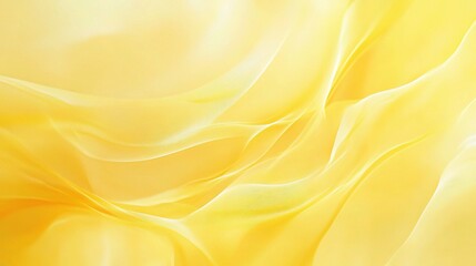 Poster - Golden Abstract: A warm and inviting abstract background with a vibrant yellow hue and dynamic, swirling shapes. 