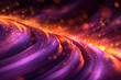 © Agnieszka - Vibrant Light Trails on Black Background