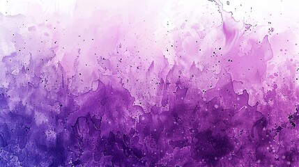 Wall Mural - Vibrant Watercolor Splash Background with Gradient of Violet, Perfect for Artistic Designs and Creative Projects. Abstract Artistic Texture with Fluid Colors for Graphic Design and Backgrounds.