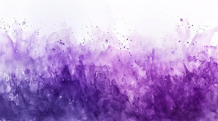 Wall Mural - Vibrant Watercolor Splash Background with Gradient of Violet, Perfect for Artistic Designs and Creative Projects. Abstract Artistic Texture with Fluid Colors for Graphic Design and Backgrounds.