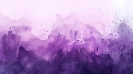 Wall Mural - Vibrant Watercolor Splash Background with Gradient of Violet, Perfect for Artistic Designs and Creative Projects. Abstract Artistic Texture with Fluid Colors for Graphic Design and Backgrounds.