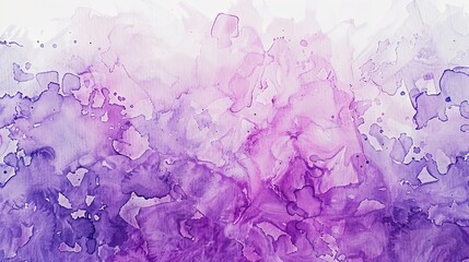 Wall Mural - Vibrant Watercolor Splash Background with Gradient of Violet, Perfect for Artistic Designs and Creative Projects. Abstract Artistic Texture with Fluid Colors for Graphic Design and Backgrounds.